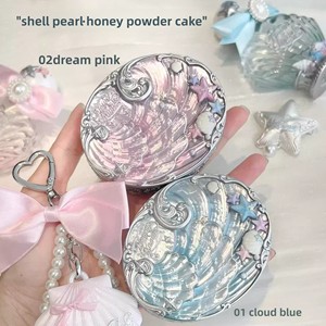 Flower Knows Shell Pearl – Palette de maquillage tout-en-un : <span class=keywords><strong>fard</strong></span> à paupières mat nacré, gloss à lèvres, base de maquillage et blush, résistante à l'<span class=keywords><strong>eau</strong></span> - Product Image 3