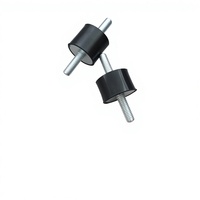 Support amortisseur anti-vibrations robuste en caoutchouc naturel de type VV pour générateur diesel, compresseur, pompe, équipement marin et CVC