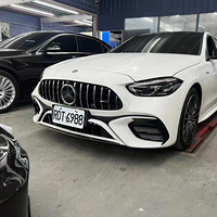 Kit de carrosserie de pare-chocs de bonne qualité pour Mercedes Benz Classe C W206 2022-Conversion au style C63 AMG.