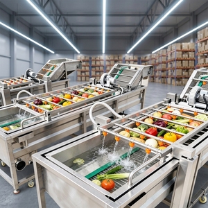 Equipo <span class=keywords><strong>de</strong></span> Lavado para Frutas y Verduras como Aguacates y Pitahayas, Fabricado en Acero Inoxidable 304 - Product Image 1