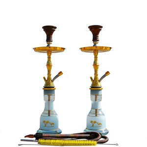Juego de Shisha Egipcio Tradicional de Oro Premium de 60 cm - Marca Khateeb (Modelo: A1122) - Product Image 2