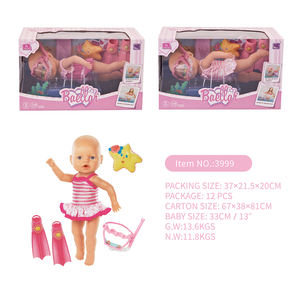 Poupée de natation de 13 pouces la mieux notée avec fonction de plongée-Conception réaliste et étanche pour le bain des enfants - Product Image 4