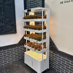 Système de jardinage hydroponique vertical intelligent d'intérieur Skyplant, système d'agriculture domestique intelligent avec composants de moteur et de pompe principaux - Product Image 4