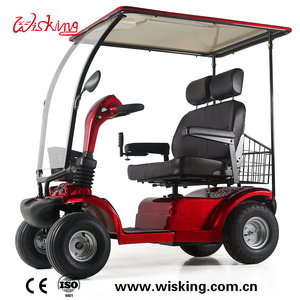 Customized Golf Cart <strong>Scooter</strong> Golf <strong>Mobility</strong> <strong>Scooter</strong> with Roof and Windshield Adhesive 1400W Motor and 2pcs 100AH <strong>Battery</strong> - Product Image 5
