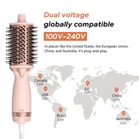 Sèche-cheveux portable OEM ODM, brosse légère pour sécher les cheveux, moteur BLDC