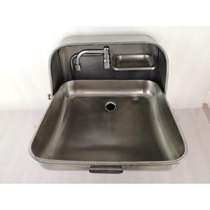 Évier en acier inoxydable GR-595 pour camping-cars et yachts 370*390*(180/375)mm pour la vie mobile - Product Image 5