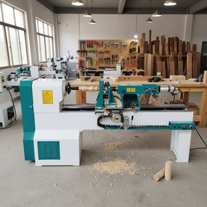 Tourneuses CNC robustes pour le travail du bois, grandes machines à tourner les colonnes en bois massif, équipement d'usinage CNC pour pièces de meubles - Product Image 5