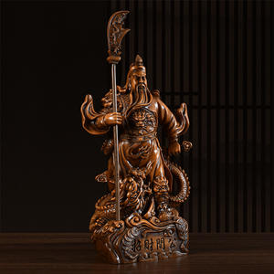 Vente en gros d'objets d'art en résine peints à la main, statues de Bouddha et de <span class=keywords><strong>Guan</strong></span> <span class=keywords><strong>Di</strong></span>/<span class=keywords><strong>Guan</strong></span> Yu, décoration d'intérieur - Product Image 3