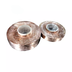 <span class=keywords><strong>Prix</strong></span> d'usine 99.9% bande de cuivre pur ruban de cuivre bobine de papier C10100 C12200 demi-dureté rouleaux de cuivre doux - Product Image 2