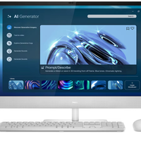 Computadora de Escritorio Todo en Uno de Alta Gama EC24260 (Ultra5-325 16G 512G) Estética Blanca con Pantalla Grande de 23.8 Pulgadas con Protección Ocular