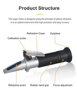 China Preço de fábrica portátil portátil 0-32% Brix Sugar Refratômetro com ATC - Product Image 5