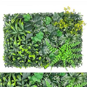Fournitures pour Jardins Verticaux <span class=keywords><strong>D</strong></span>écoratifs – Mur Végétal Mural Extérieur en PE de Haute Qualité 40x60cm, Plantes Mixtes Milan - Product Image 6