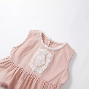 Vêtements pour filles de <span class=keywords><strong>4</strong></span> <span class=keywords><strong>ans</strong></span>, ensembles de vêtements pour tout-petits, vêtements pour petites filles, vente en gros de coton d'été, style halter - Product Image 6