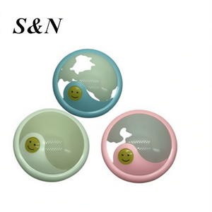 Baignoire pour bébé en plastique S&N avec design souriant pour le bain des nourrissons, disponible en 3 couleurs - Product Image 2