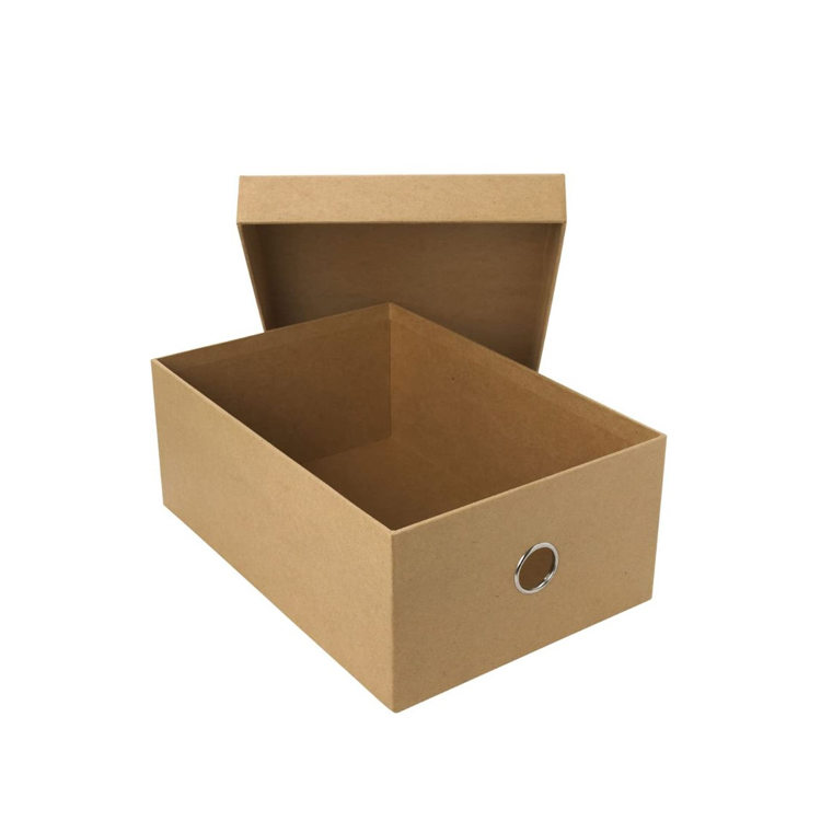 Factory customization FSC Hard Cardboard Filing Box docu<i></i>ment Holder Statio<i></i>nery Box shoe box