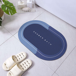 <span class=keywords><strong>Tappeto</strong></span> da <span class=keywords><strong>Bagno</strong></span> in Velluto Cristallo Antiscivolo, Assorbente, per Doccia, Ovale o Quadrato, Tappetino in Gomma per Porta, Asciugatura Rapida, <span class=keywords><strong>Lavabile</strong></span> - Product Image 5