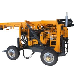 Machine de forage rotative hydraulique pour puits d'eau, 200m 230m, roues, pour roche dure, exploitation minière, sondage, forage - Product Image 2