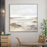 Vente en gros de peinture de paysage moderne personnalisée Décoration intérieure Impression d'art mural sur toile Impression de paysage de montagne Peinture d'art mural