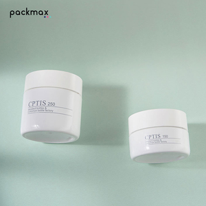 Large capacity PET screw <b>cap</b> cream jar 200g/250g, white wide mouth face cream & body <b>scrub</b> jar, empty cosmetic container - Product Image 5