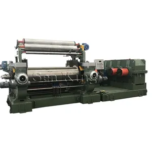 Hai Cuộn Cao Su Trộn Mill Máy Với Chứng Khoán Máy Xay Sinh Tố