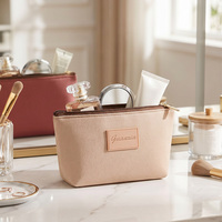 Pochette de maquillage personnalisée en néoprène, style tendance, avec fermeture éclair, trousse de toilette de voyage