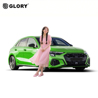 Rouleau de film de protection de peinture PPF vert brillant personnalisé USA qualité PVC matériau auto-cicatrisant enveloppe de voiture