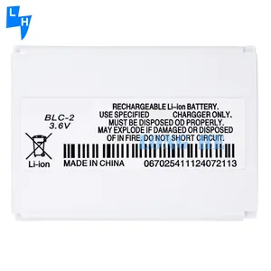 Atacado Bateria 780mah Connector Bateria do telefone móvel BLC-2 para Nokia BLD-3 3310