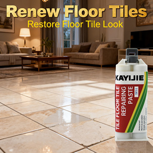 Resina <span class=keywords><strong>Epoxi</strong></span> Transparente <span class=keywords><strong>Autonivelante</strong></span> KAYIJIE TFT-1, <span class=keywords><strong>Precio</strong></span> de Fábrica China, Acabado de Alto Brillo para Revestimiento de Pisos Interiores, Adhesivo - Product Image 3