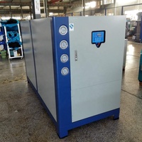 Refroidisseur d'eau écologique avec compresseur Copeland et moteur pour les unités de transformation des boissons et du lait 20 kW