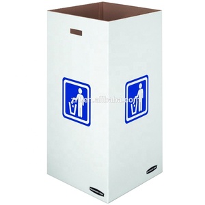 Thùng Rác Giấy Các Tông Gợn Sóng Có Thể Tái Chế Dùng Một Lần - Product Image 2