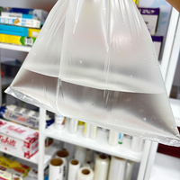 Sacs d'emballage en polyéthylène (PE) transparents en rouleau continu pour supermarchés, pour légumes frais, riz, fruits, avec point de rupture