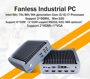 คอมพิวเตอร์อุตสาหกรรมแบบฝังตัวไร้พัดลม Yanling H310 Core I5 8500T รองรับ DDR4 แบบ Dual Channel พร้อมพอร์ต USB 8 ช่อง และ COM 6 ช่อง - Product Image 4