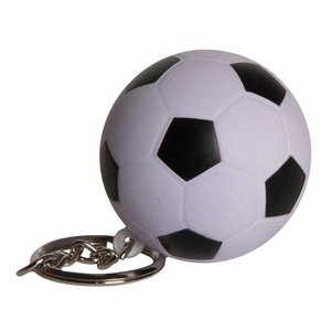 Llavero Antiestrés con Forma de Balón de Fútbol Kawaii, de Espuma de PU, con Impresión de Logotipo Personalizado para Niños - Product Image 1