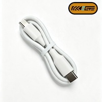 Cable USB 2.0 Tipo C a Tipo C de 60W con Carga Rápida, Cable de Carga de PVC Sobremoldeado para Teléfono, Tableta y Portátil