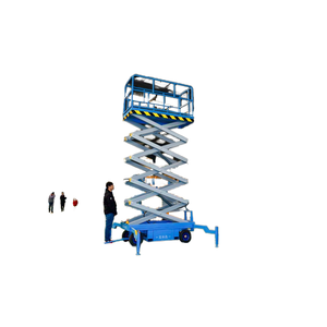 Taşınabilir hidrolik hava kaldırma platformu 6m 8m 10m 12m makaslı asansör ev kullanımı için perakende otel endüstrileri yeni - Product Image 2