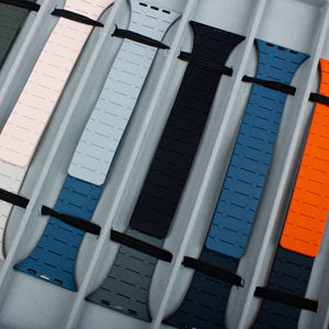 สายรัดข้อมือแม่เหล็กซิลิโคนระดับพรีเมียมใหม่สำหรับ <span class=keywords><strong>Apple</strong></span> <span class=keywords><strong>Watch</strong></span> Series Ultra 8 <span class=keywords><strong>7</strong></span>สายนาฬิกาแม่เหล็ก45มม. สำหรับ <span class=keywords><strong>Apple</strong></span> <span class=keywords><strong>Watch</strong></span> 49มม. - Product Image 4