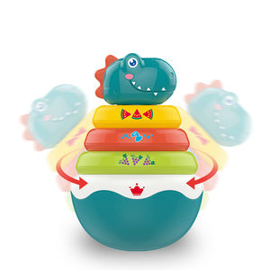 Nouveau jouet éducatif précoce de tri et d'empilage de dinosaures gobelet roly poly jouets pour bébé de <span class=keywords><strong>1</strong></span> <span class=keywords><strong>an</strong></span> - Product Image 3