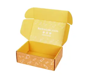 低最小起订量折叠化妆品包装盒瓦楞纸板邮件盒定制印刷纸箱发货