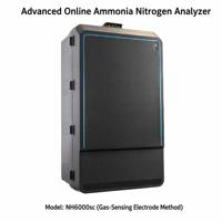 Analyseur numérique d'azote ammoniacal en ligne NH6000sc avec électrode de détection de gaz à prétraitement autonettoyant pour la surveillance des eaux usées
