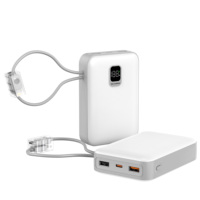 Batterie Portable Externe Chargement Rapide Banques D'alimentation et Centrale Électrique 10000mah 20000mah Power Bank 20000mah Avec Câbles