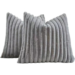 Harga pabrik sarung bantal dekoratif kustom kualitas tinggi sarung bantal ritsleting tak terlihat sarung bantal hangat untuk Sofa kamar tidur - Product Image 1