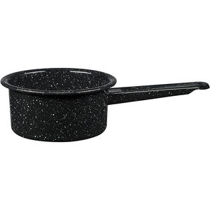 Cacerola de metal con esmalte para acampada, de 18cm cacerola pequeña, estilo <span class=keywords><strong>tradicional</strong></span> <span class=keywords><strong>mexicana</strong></span>, resistente al agua, color azul - Product Image 4