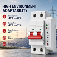 Interruptor Diferencial de Corriente Residual 6A-40A 230V 50Hz IP20 6kA 10mA 30mA Tipo AC Curva A B C Riel DIN
