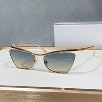 Lunettes de soleil de haute qualité pour hommes et femmes, lunettes de soleil classiques punk de luxe, lunettes de créateur en acétate et titane, vacances