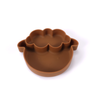 Plaque en Silicone pour bébé, plusieurs couleurs, assiette avec aspiration, Style mouton, vente en gros, livraison gratuite