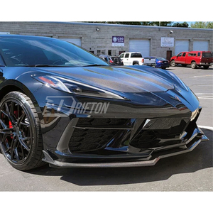 Lèvre avant en fibre de carbone style Drifton, tissage 3K/6K/12K, finition brillante/mate pour Chevrolet Corvette C8 Stingray Z51 2020-2026 - Product Image 2