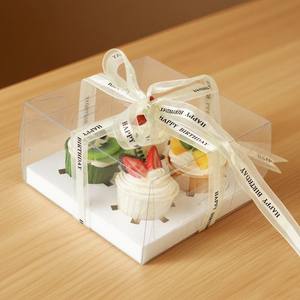 <span class=keywords><strong>2</strong></span> 4 6 9 12 delik Cupcake paketi kutusu katlanır temizle çerez pişirme pasta tatlı tasfiye ambalaj kutuları gıda Take Away kutusu - Product Image 2