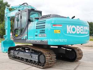 Excavatrice sur chenilles Kobelco SK220 d'occasion, fabrication japonaise, garantie 1 an, certifiée EPA CE, capacité de la benne de 1,2 m, puissance de creusement élevée - Product Image 4