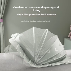 Em bé muỗi <span class=keywords><strong>Net</strong></span> giường Lều tán trẻ em bassinet muỗi <span class=keywords><strong>Net</strong></span> Bìa thoáng khí có thể gập lại cũi không đáy cũi <span class=keywords><strong>Net</strong></span> cho mới sinh - Product Image 3