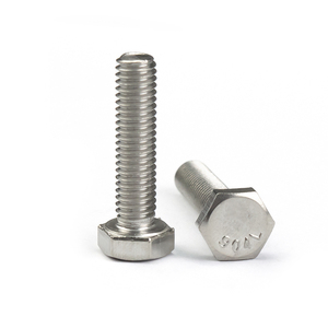 สลักเกลียวหกเหลี่ยมสแตนเลส M5-M24 904l สลักเกลียวสแตนเลส 904l สลักเกลียวหกเหลี่ยมและน็อตเกลียวเต็ม Din933 สลักเกลียวหัวหกเหลี่ยม - Product Image 4
